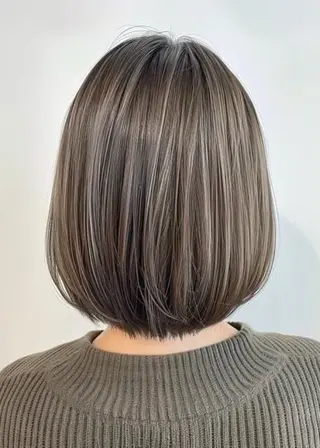 ミディアム カラー ハイライトデザイン 特化/表参道/みづきのヘアスタイル