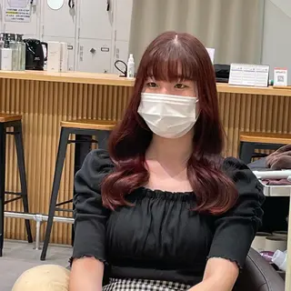 カラー ピンクカラー🎀/ ミルクティー🍼花音のヘアスタイル