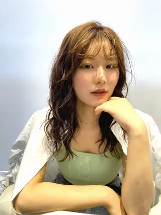 セミロング fulam所属・MIKU ／fulamのヘアスタイル