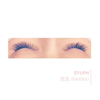 マツエク・マツパ シールエクステ/ ハイトーンカラーのヘアスタイル