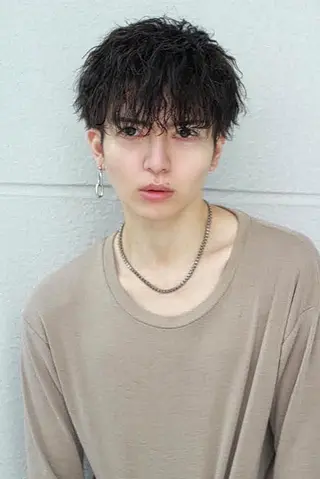 ショート カラー メンズ 曲がる縮毛矯正 髪質改善/西尾 幸樹のヘアスタイル