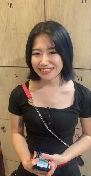 ショート カラー あいさ🤍ムラ無しカ ラー🤍のヘアスタイル