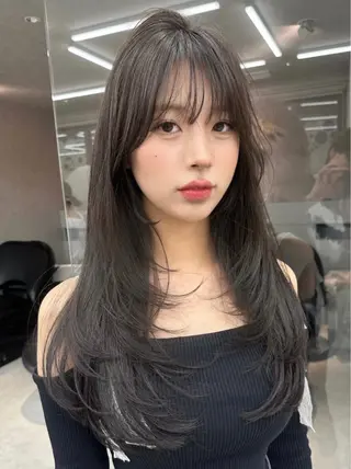 ロング Hiroki 韓国ヘア🇰🇷のヘアスタイル