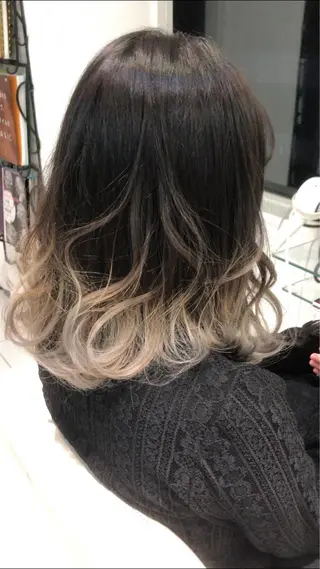 ミディアム カラー ✁完全個室✁永野 晴のヘアスタイル