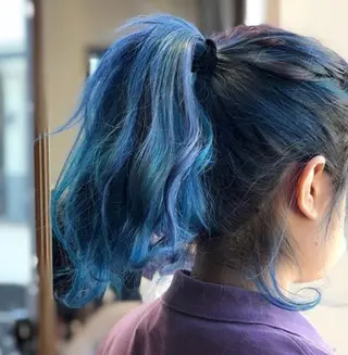 ロング カラー 門田 恭弥のヘアスタイル