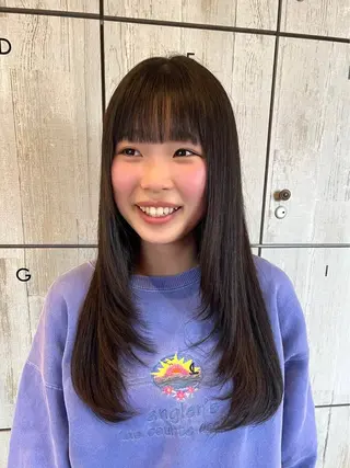ミディアム 檜森 優光のヘアスタイル