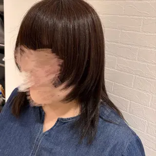 セミロング カラー 🫧透明感カラー🫧 mana🫧のヘアスタイル