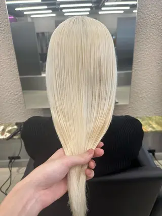 セミロング カラー 鈴木直之/ハイトーン /ボブ/美髪矯正のヘアスタイル