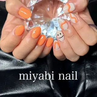 ネイル miyabi nail 桂川駅近くのネイルデザイン