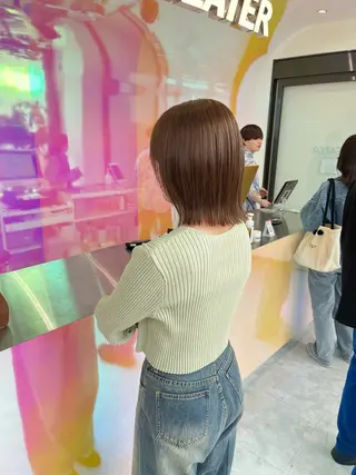 ミディアム カラー ブリーチボブNo.1 🥇/KOHEIのヘアスタイル