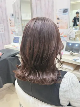 セミロング カラー 🤎ベージュカラー/ 髪質改善/山岸🤎のヘアスタイル