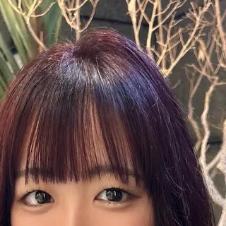 ミディアム カラー 🇰🇷韓国スタイル /束間まつげ🎀ミキのヘアスタイル