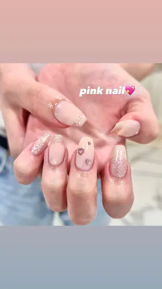 ネイル 🎀チーク/ちゅるん 🫧chisa🎀のネイルデザイン