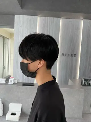 ショート メンズ 毛流れ縮毛矯正✨ メンズ那智優貴のヘアスタイル