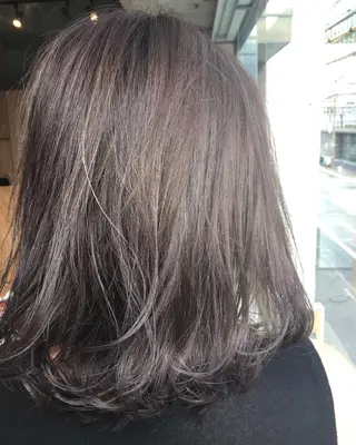 ミディアム カラー 岡本 一平のヘアスタイル