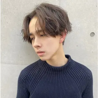 ショート カラー メンズ KAEDE【似合わせ 垢抜けヘア】のヘアスタイル