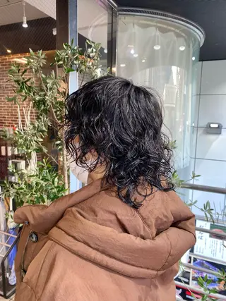 ショート パーマ メンズヘア個性派 ネイル/コトミ🐸のネイルデザイン