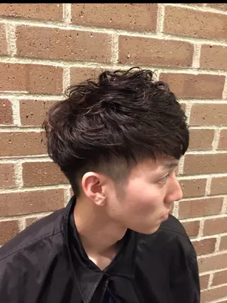 パーマ メンズ 酸性ストレート特化× 艶髪師/及川のヘアスタイル