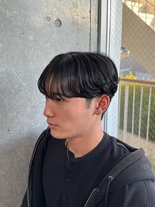 メンズ 🫧モテパーマ/ツヤ 縮毛/AI🫧のヘアスタイル