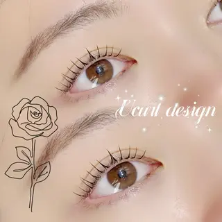 マツエク・マツパ SSINSTUDIO高田馬場店所属・Misaki【eye lash.HBL】のマツエク・マツパデザイン