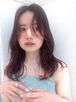 ロング カラー BASSA 石神井公園店のヘアスタイル