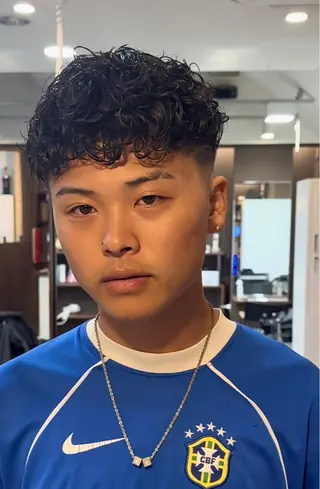 パーマ メンズ 年間2000名担当◎ パーマ職人/仲原佑樹のヘアスタイル