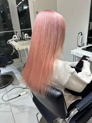 ロング カラー レイヤー/ハイトーン 渋谷/Satsukiのヘアスタイル