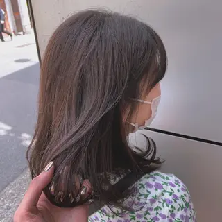 ミディアム カラー ヘッドスパ/栄 /久屋大通/岡戸のヘアスタイル
