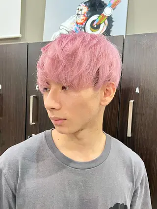 カラー メンズ Via officialのヘアスタイル