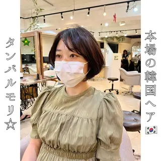 ショート 本場の韓国ヘア 🇰🇷チ・ヨンジュのヘアスタイル