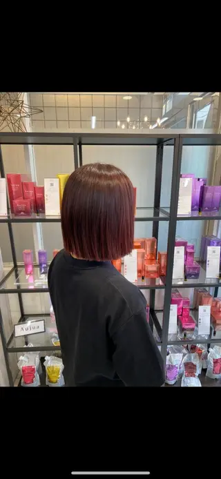 ミディアム mieuxque HAYATEのヘアスタイル