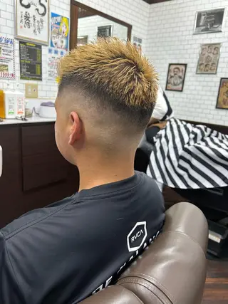 ショート メンズ B.B.Cams西原店所属・無料モデル募集中‼️ 安座間💈のヘアスタイル