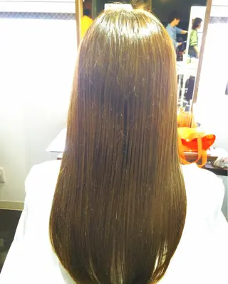 ロング カラー CHAINON 近鉄奈良店のヘアスタイル