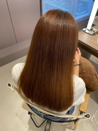 ロング 髪質改善/縮毛/トリ ートメント/平野広大のヘアスタイル