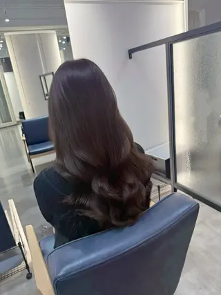 ロング パーマ 韓国ヘア/韓国風 パーマ/kazueのヘアスタイル