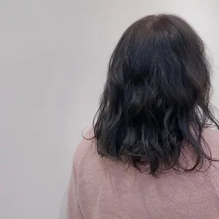 ミディアム 推しカラー🎨横浜 ブリーチ/ yuaのヘアスタイル