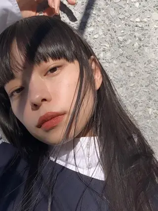 ロング パーマ カラー アイブロウ マツエク・マツパ ネイル yelm ［official］のヘアスタイル