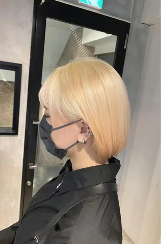 ショート カラー 艶髪/髪質改善/ MONSO山本のヘアスタイル