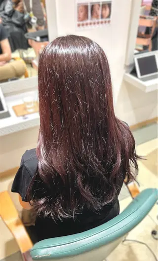 ロング カラー 🩷愛咲🩷レイヤー /透明感カラーのヘアスタイル