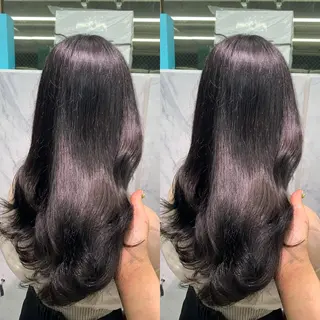 セミロング プルエクステ 🖤MIYUのヘアスタイル