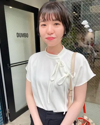 ショート カラー パーマ ヘアアレンジ メンズ キッズ ネイル マツエク・マツパ パーマスタイル🔅 sayacaのヘアスタイル