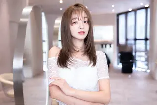 ロング 新宿/透明感カラー くびれヘア/SAYAのヘアスタイル