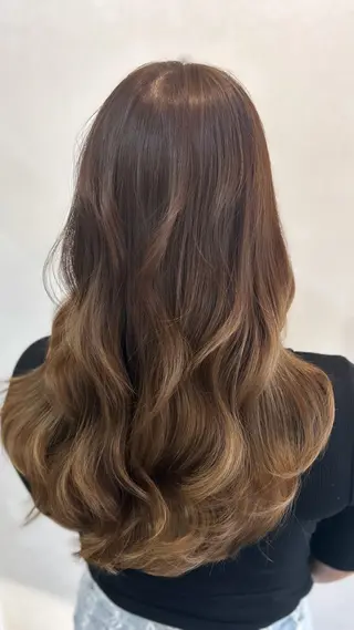 ロング カラー hair salon mtm所属・🕊mtm🫧梅田/ 定額制/透明感/艶髪のヘアスタイル
