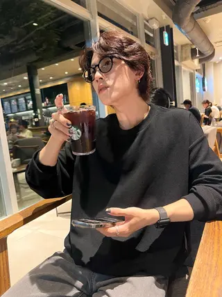 パーマ メンズ メンズパーマ/ ハイトーン/古川晴輝のヘアスタイル