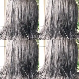 ミディアム カラー Hanna by W_SALONのヘアスタイル