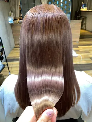 セミロング カラー 韓国🫧アイドルヘア 🎀みづきのヘアスタイル