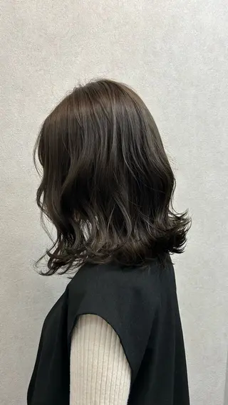 セミロング カラー sita stylist　あみのヘアスタイル
