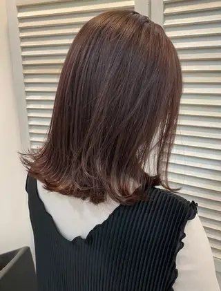 ミディアム カラー erika /韓国ヘアのヘアスタイル