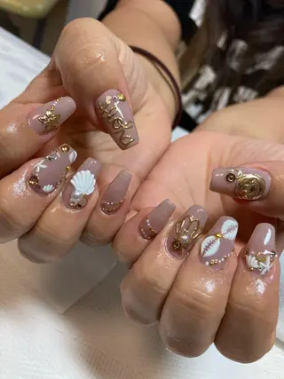 ネイル rukianail 新里のネイルデザイン