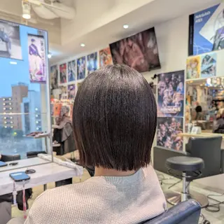 ショート 推しカラー🦉にじさ んじカラー🌈🕒✨のヘアスタイル